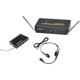 Audio-Technica ATW-701 Wireless BodyPack Microphone System - Includes: ATW-R700 Receiver, ATW-T701 UniPak Transmitter with Pro-8HECW Headworn Microphone