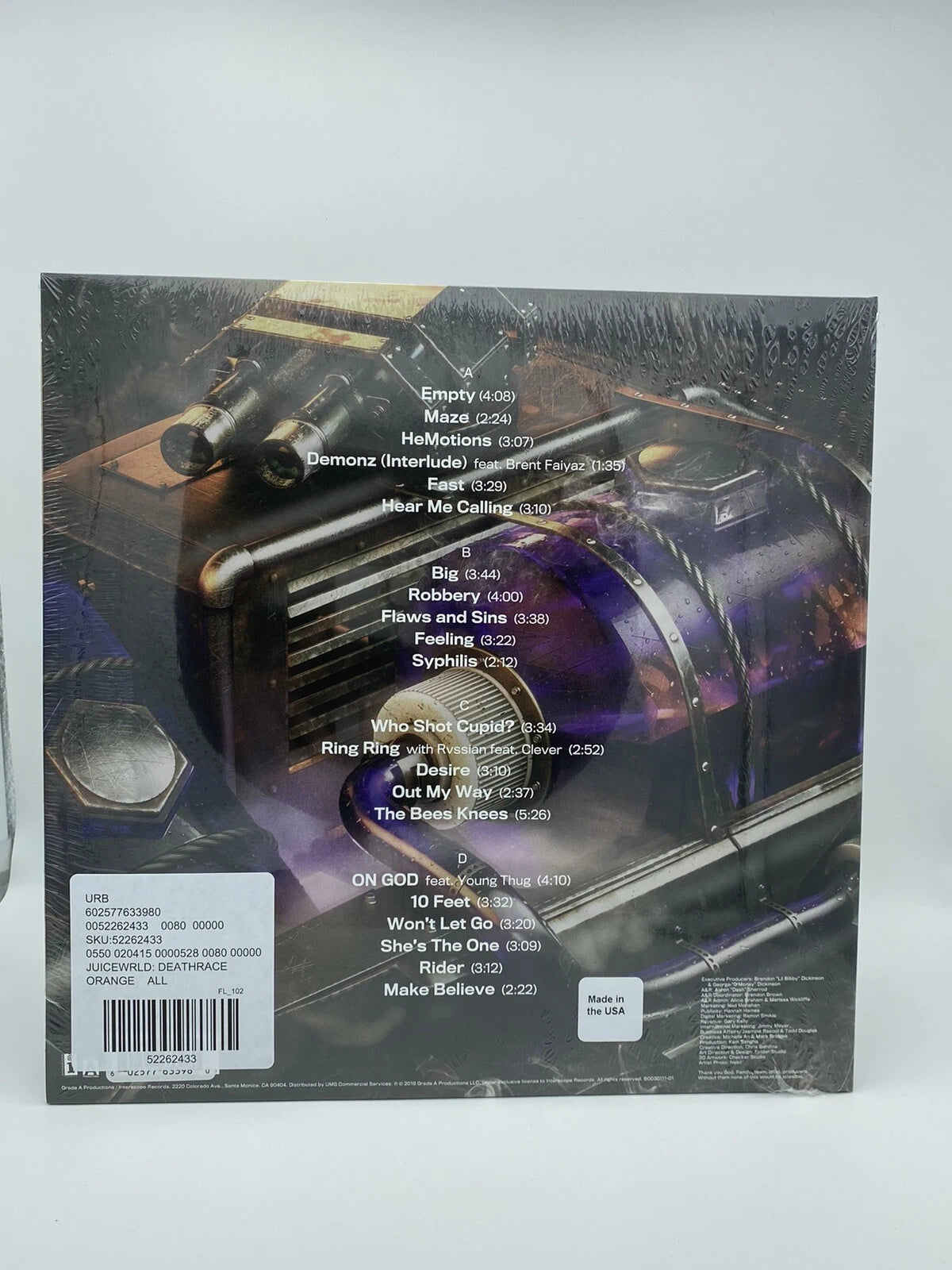 Juice WRLD - Death Race For Love (2xLP, Album, Ltd, Ora)