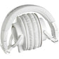Audio Technica ATH-M50xWH Professional Studio Monitor Headphones
