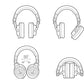 Audio Technica ATH-M50x Studio Headphones