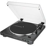 Audio-Technica Consumer AT-LP60XBT-USB-BK Fully Automatic Two-Speed Stereo Turntable with Bluetooth & USB (Black)