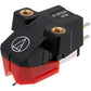 Audio-Technica AT-VM95ML Dual Moving Magnet Turntable Cartridge Red