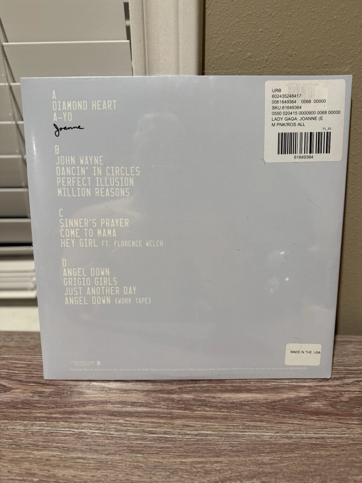 Lady Gaga - Joanne (2xLP, Album, Dlx, Ltd, Flu)
