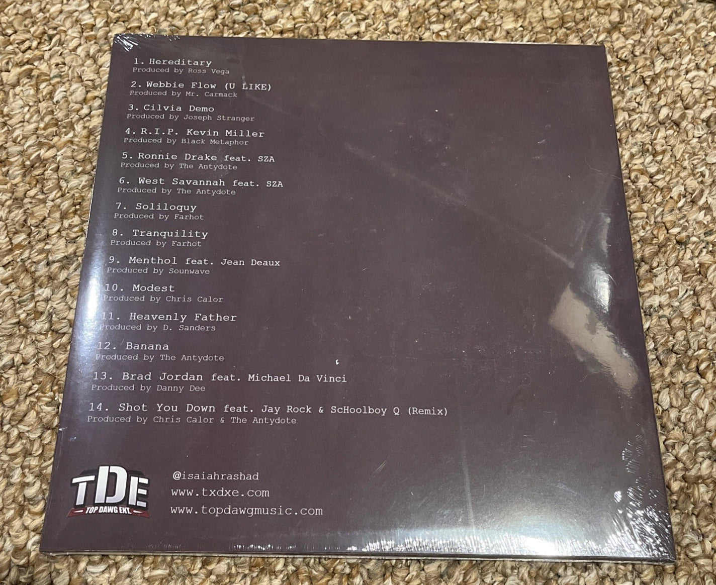 Isaiah Rashad - Cilvia Demo (2xLP, Album, RE, Cre)