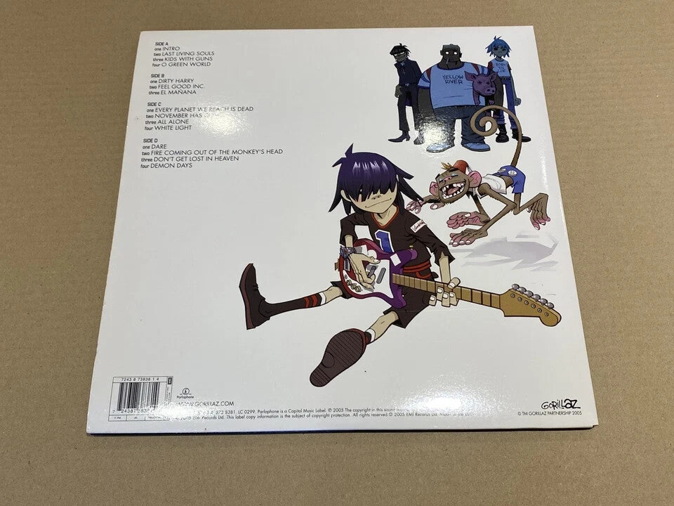 Gorillaz - Demon Days (2xLP, Album, Gat)